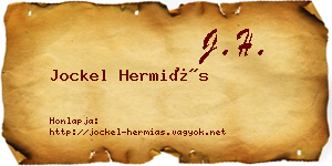 Jockel Hermiás névjegykártya